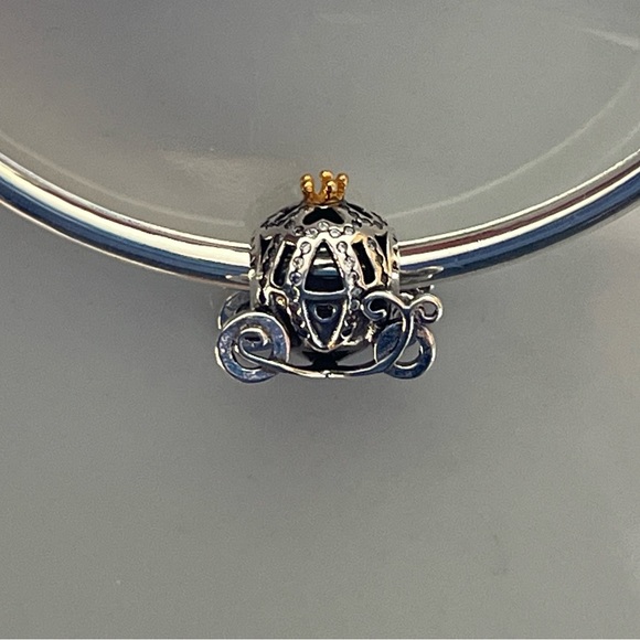 Sterling Silver Disney Cinderella's Pumpkin Coach Charm - Picture 4 of 4